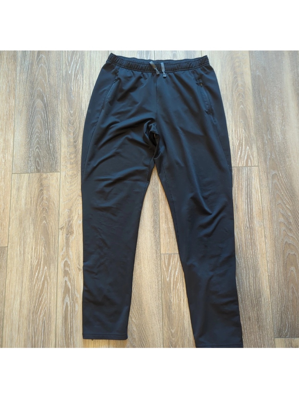 Brooks Run Happy Black Track Pants Mens SZ M Athletic Gym Running